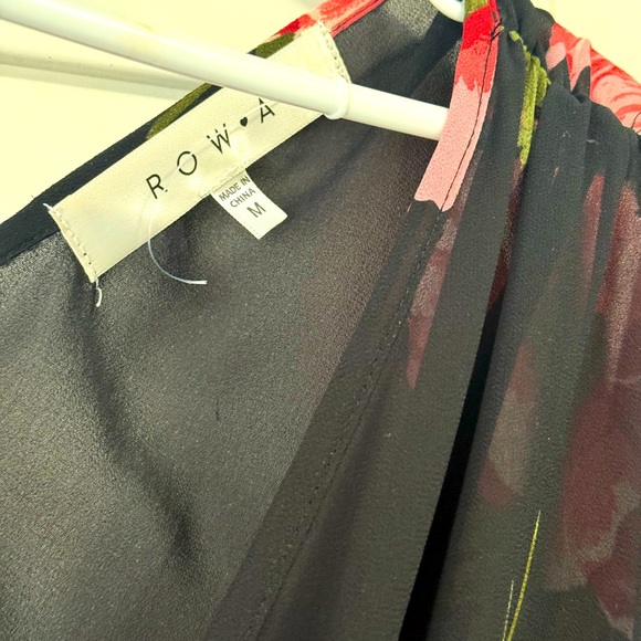 Row.A Floral Tie-Back Maxi Dress - Picture 8 of 9